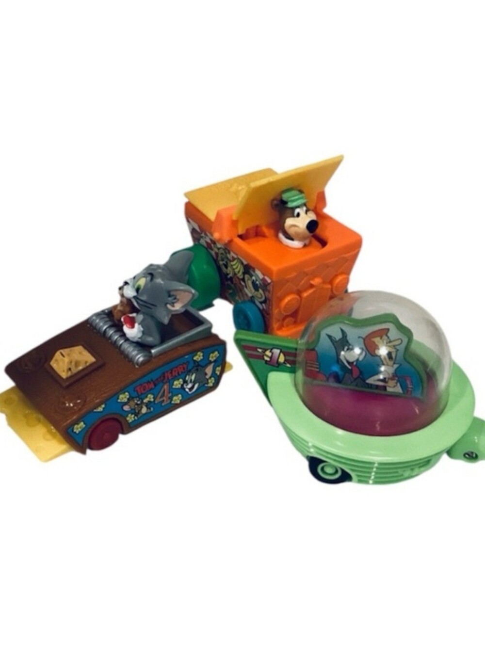 🍄 1999 Vintage Wendy’s Wacky Racing Toy Set